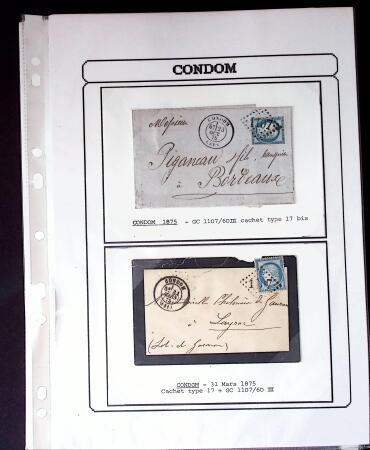 1750-1900 Superbe collection de marques postales sur