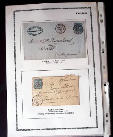 1750-1900 Superbe collection de marques postales sur