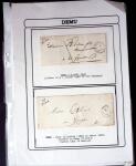 1750-1900 Superbe collection de marques postales sur