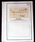 1750-1900 Superbe collection de marques postales sur