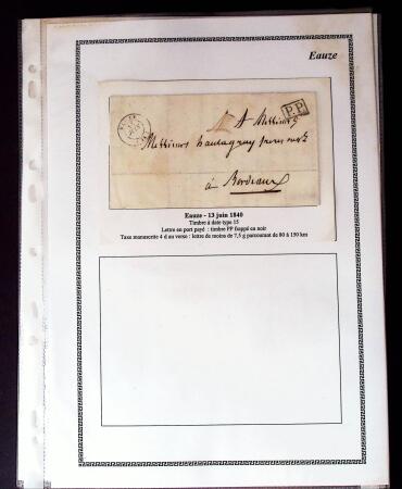 1750-1900 Superbe collection de marques postales sur