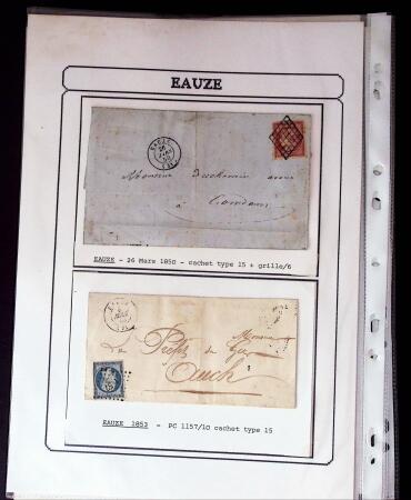 1750-1900 Superbe collection de marques postales sur