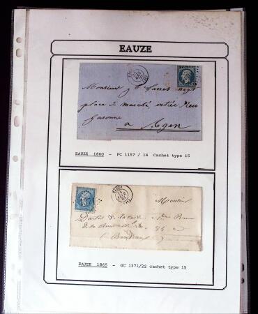 1750-1900 Superbe collection de marques postales sur