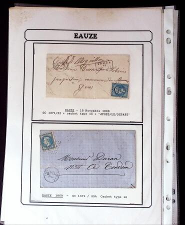 1750-1900 Superbe collection de marques postales sur