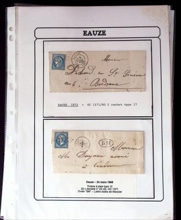 1750-1900 Superbe collection de marques postales sur