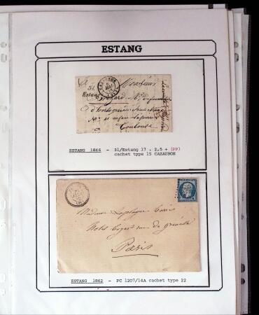 1750-1900 Superbe collection de marques postales sur