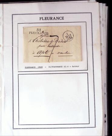 1750-1900 Superbe collection de marques postales sur