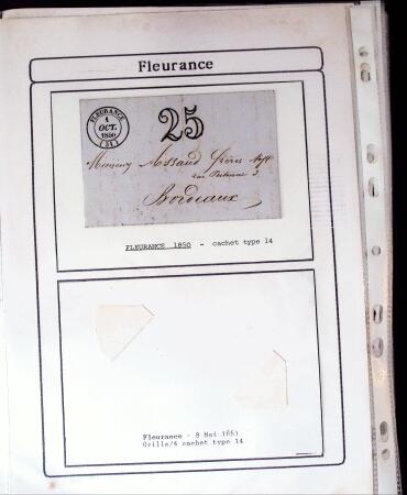 1750-1900 Superbe collection de marques postales sur