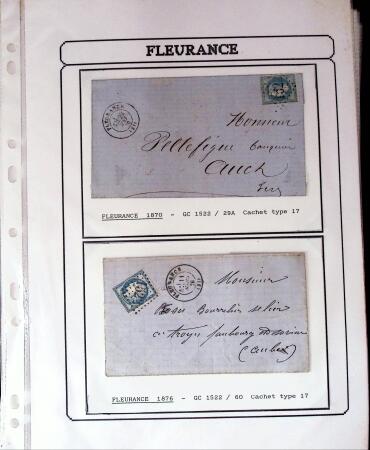 1750-1900 Superbe collection de marques postales sur