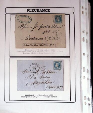 1750-1900 Superbe collection de marques postales sur