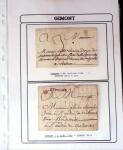 1750-1900 Superbe collection de marques postales sur