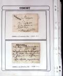 1750-1900 Superbe collection de marques postales sur