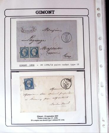 1750-1900 Superbe collection de marques postales sur