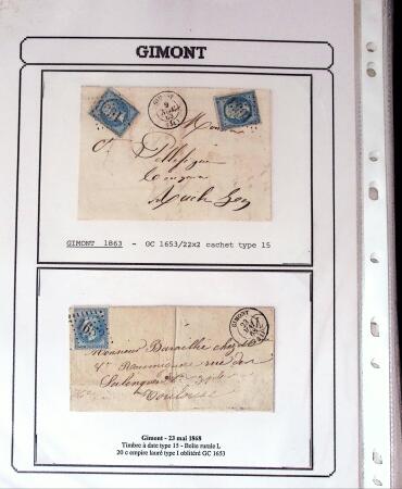 1750-1900 Superbe collection de marques postales sur