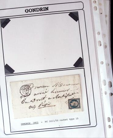 1750-1900 Superbe collection de marques postales sur