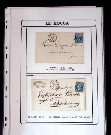 1750-1900 Superbe collection de marques postales sur
