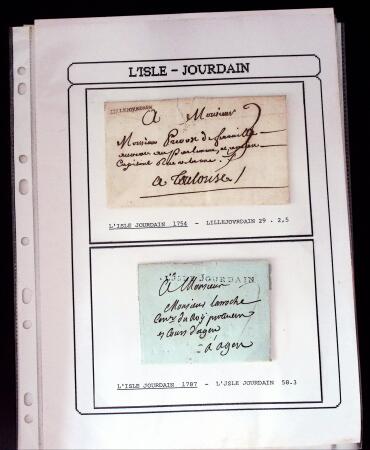 1750-1900 Superbe collection de marques postales sur