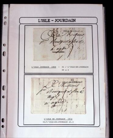 1750-1900 Superbe collection de marques postales sur