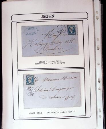 1750-1900 Superbe collection de marques postales sur