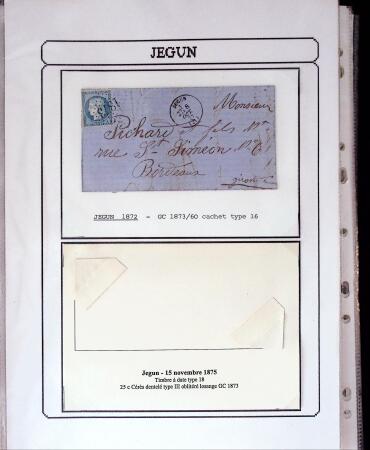 1750-1900 Superbe collection de marques postales sur