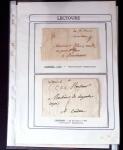 1750-1900 Superbe collection de marques postales sur