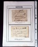1750-1900 Superbe collection de marques postales sur