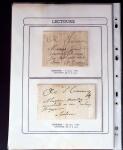 1750-1900 Superbe collection de marques postales sur