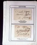 1750-1900 Superbe collection de marques postales sur