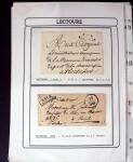 1750-1900 Superbe collection de marques postales sur