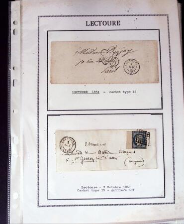 1750-1900 Superbe collection de marques postales sur