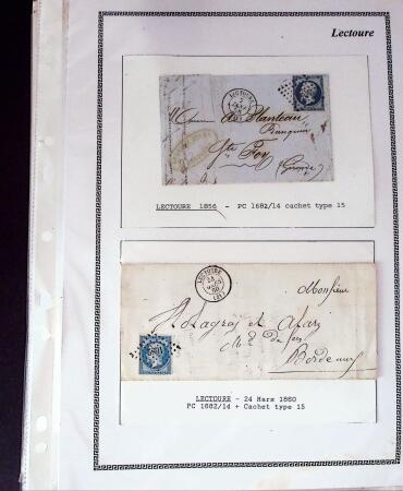 1750-1900 Superbe collection de marques postales sur
