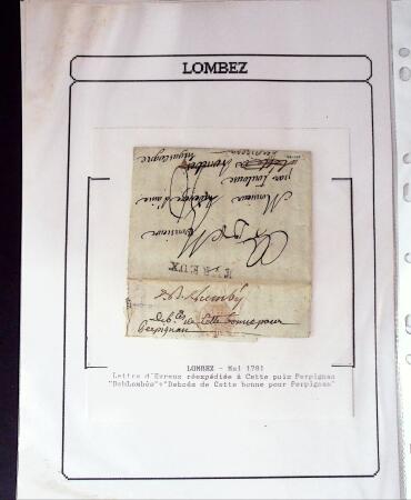 1750-1900 Superbe collection de marques postales sur
