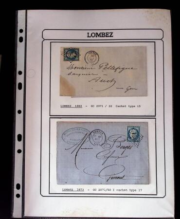 1750-1900 Superbe collection de marques postales sur