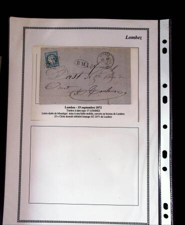 1750-1900 Superbe collection de marques postales sur