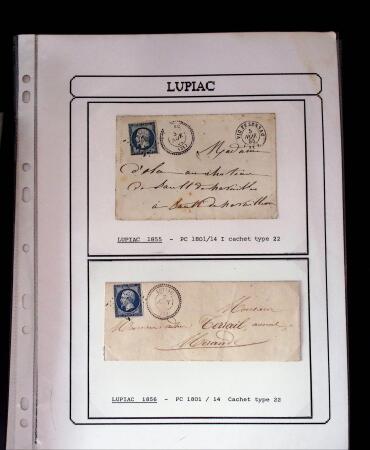 1750-1900 Superbe collection de marques postales sur