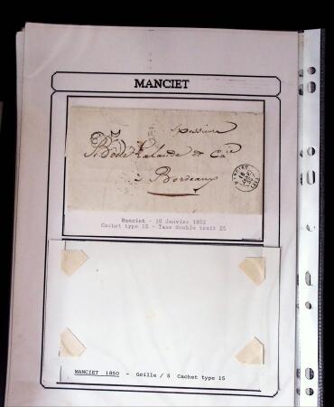 1750-1900 Superbe collection de marques postales sur