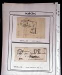 1750-1900 Superbe collection de marques postales sur