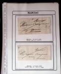 1750-1900 Superbe collection de marques postales sur