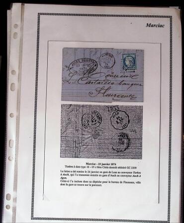 1750-1900 Superbe collection de marques postales sur