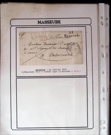 1750-1900 Superbe collection de marques postales sur
