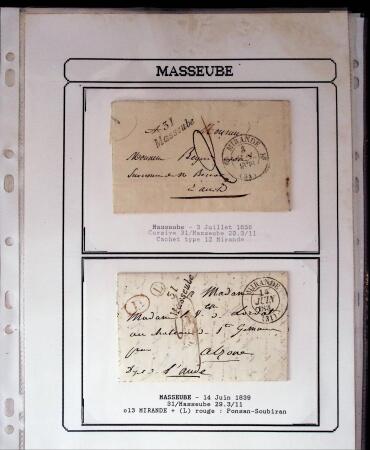 1750-1900 Superbe collection de marques postales sur
