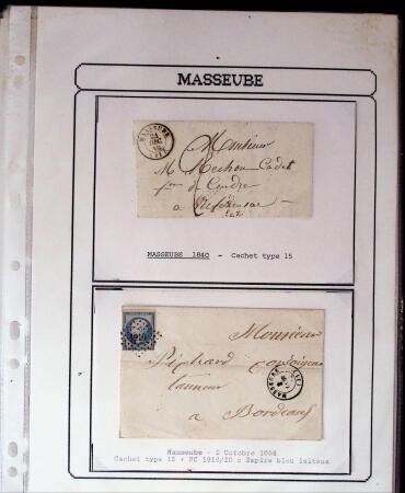 1750-1900 Superbe collection de marques postales sur
