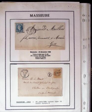 1750-1900 Superbe collection de marques postales sur