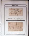 1750-1900 Superbe collection de marques postales sur