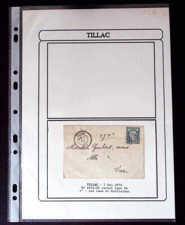 1750-1900 Superbe collection de marques postales sur