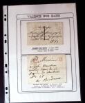 1750-1900 Superbe collection de marques postales sur