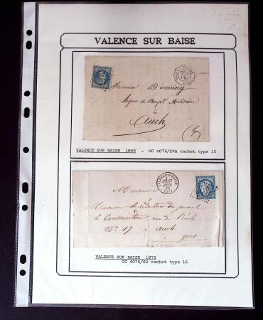 1750-1900 Superbe collection de marques postales sur