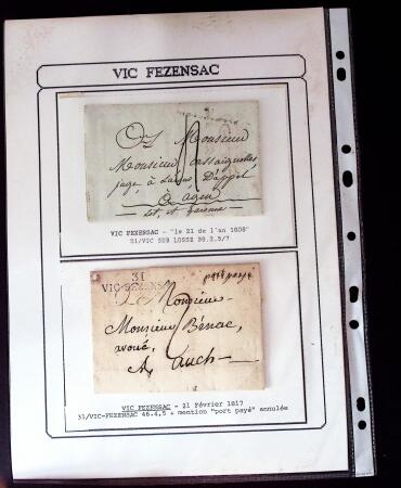 1750-1900 Superbe collection de marques postales sur
