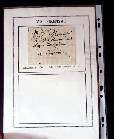 1750-1900 Superbe collection de marques postales sur