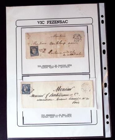 1750-1900 Superbe collection de marques postales sur